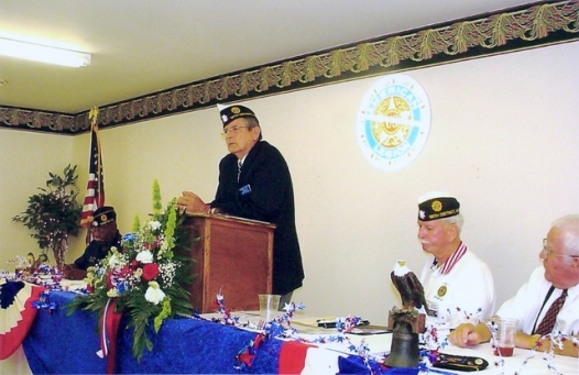 Donald Bush serves as our district vice commander